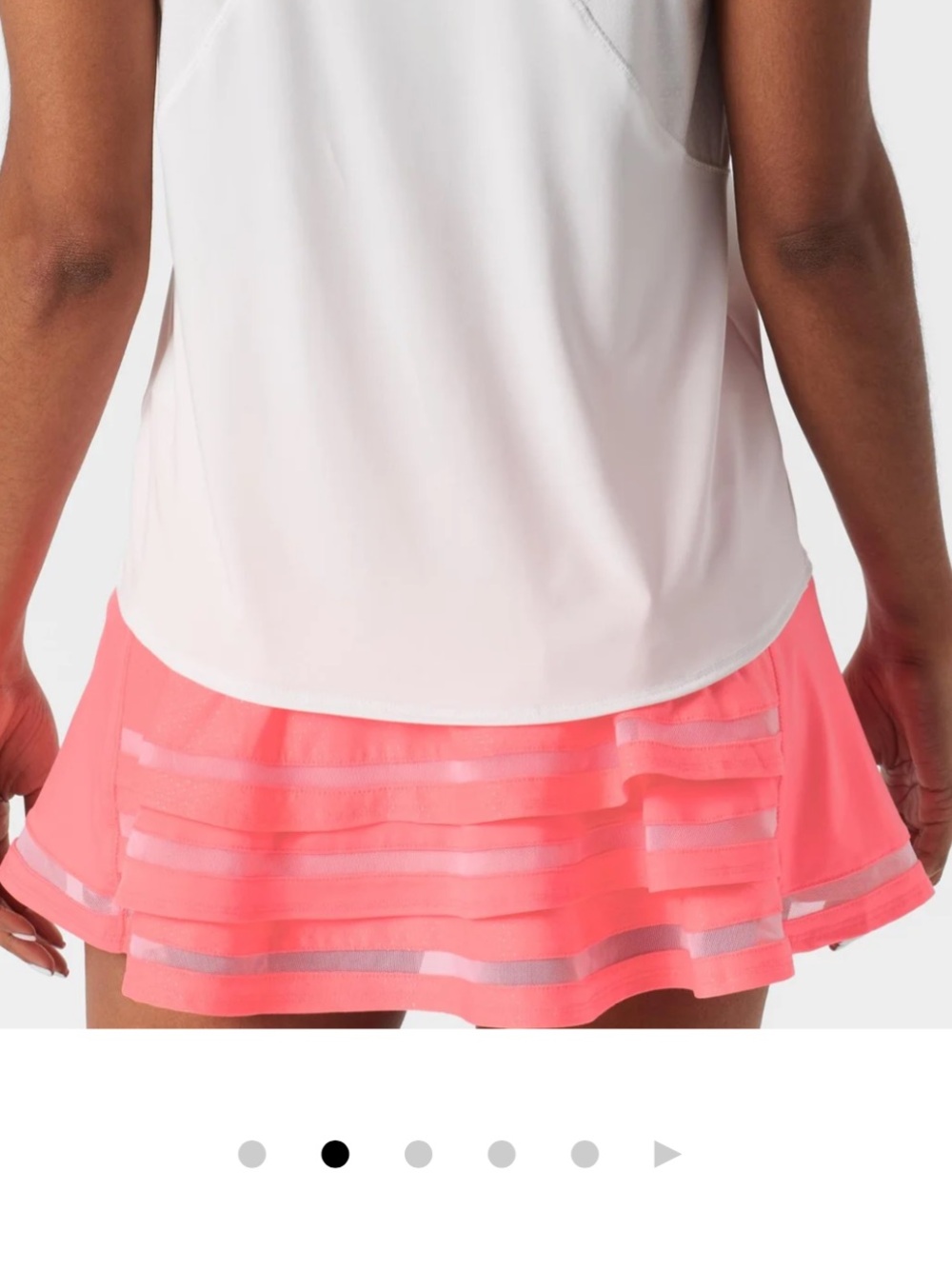 Lucky in love sunset spin Women's Athletic Skirt